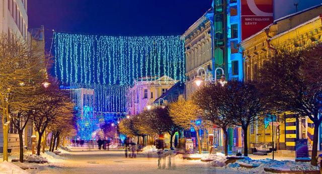 Apartment In The City Center İvano-Frankivsk Dış mekan fotoğraf